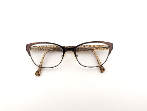 Lucky Brand Eyeglasses, Frames Only, L505 Brown, 52-17-140, Metal