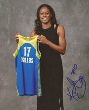 Kaela Davis signed Dallas Wings 8x10 photo autographed South Carolina 2