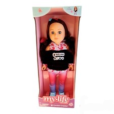 MY LIFE AS Brunette Content Creator 18" Doll-New in Box Green Eyes