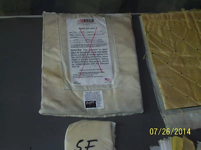 ARMOR DOG BODY ARMOR 1 BULLETPROOF Block Spall One Trauma Plate Level II 10x12 Panels Body Armor