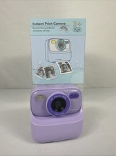 Kid Camera Instant Print Photo, Birthday Gifts for Girls and Boys, Kids Purple