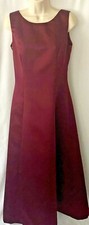After Six A-Line Women's Formal Bridesmaid Dress 8 Burgundy Sleeveless Zip Back