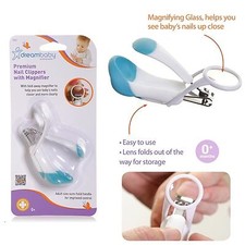 1x Baby Nail Clipper Grooming Manicure Dreambaby with Magnifier Safety Care