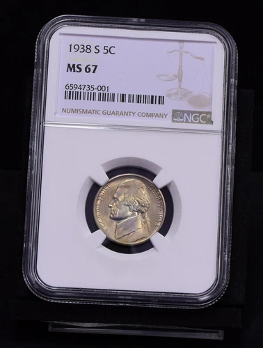 1938-S Jefferson Nickel - NGC MS67 (#48416-L)