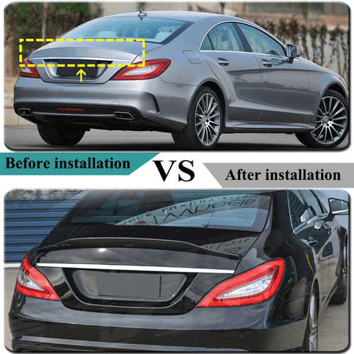 Carbon Heckspoiler für Mecedes CLS W218 C218 CLS63 12-17 FlügelLippe Spoiler - Picture 2 of 12