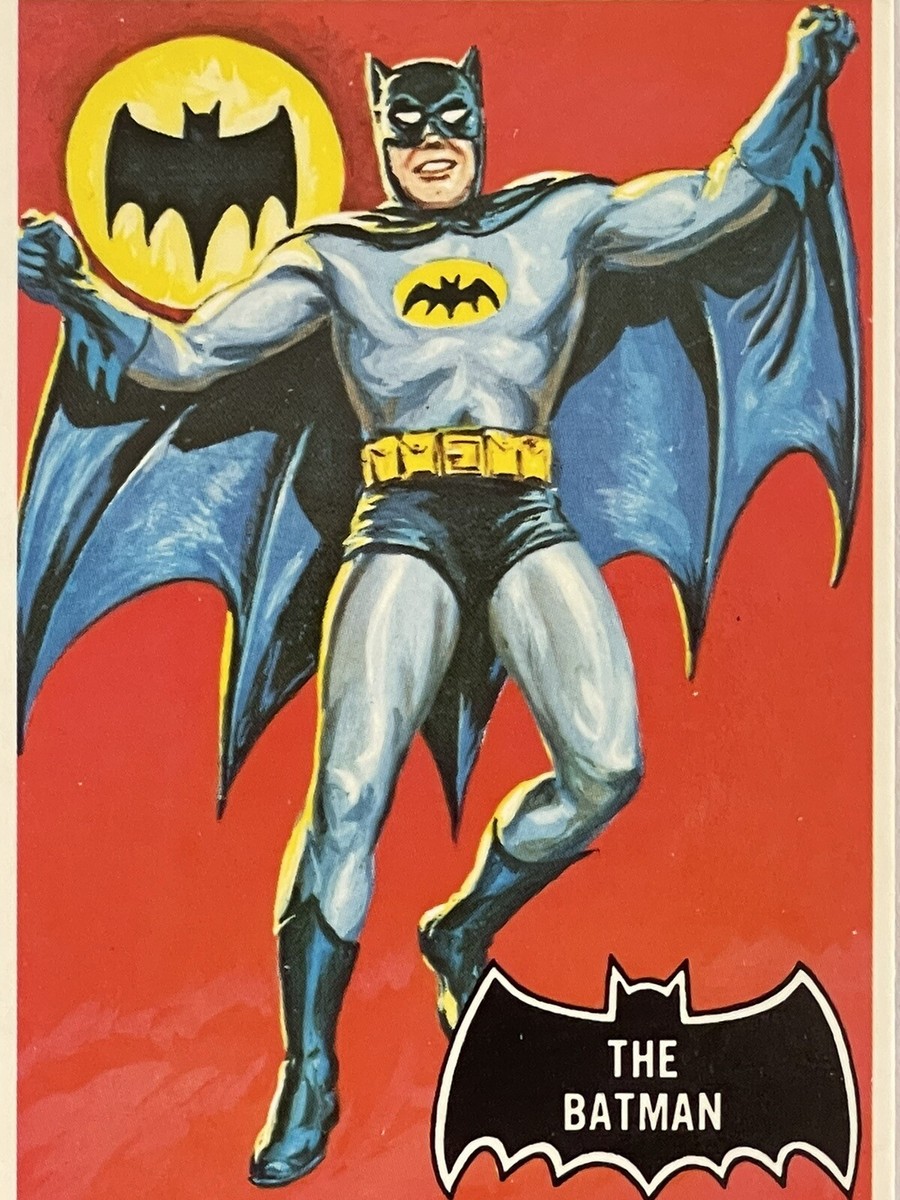 BATMAN TOPPS ORIGINAL 1966 TRADING CARDS 1989 DELUXE REISSUE