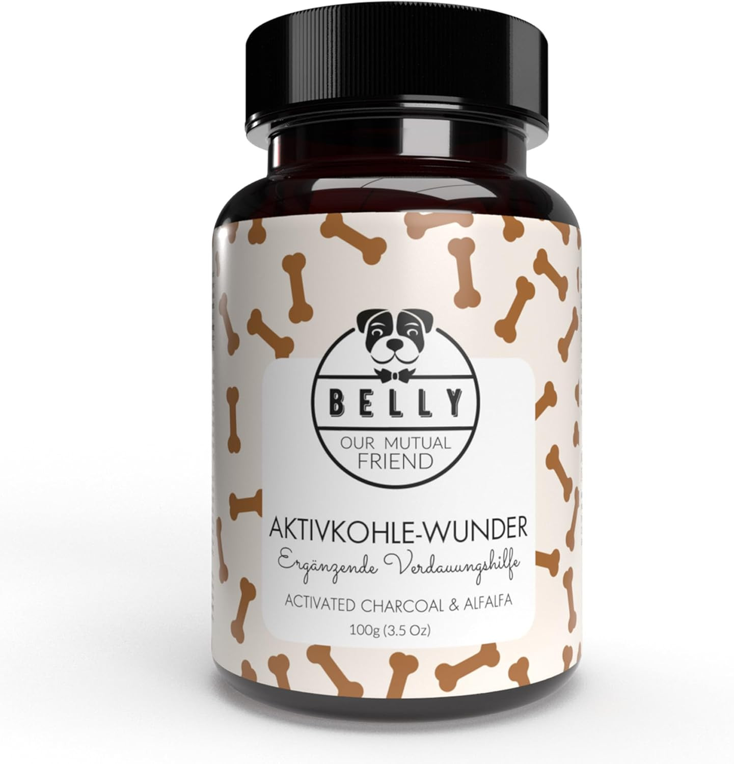 Belly® Natürliche Kohletabletten Hund - 100G - Aktivkohle Tabletten