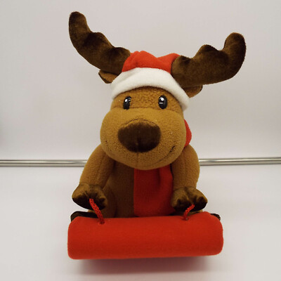 DanDee Grandma Got Run Over by a Reindeer Plush Singing Musical Plush Red Sled