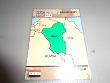 1991 Pro Set Desert Storm Card #25 Geography Iraq