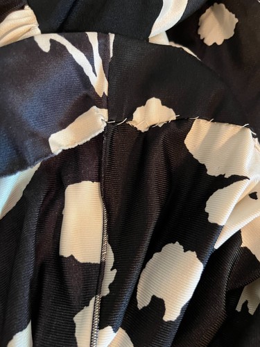 Olga Maxi Dress Size Small Womens Black White Butterfly 70s Psychedelic Vintage - Bild 16 von 17