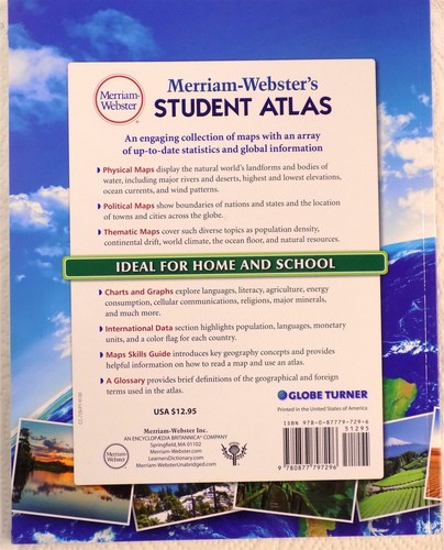 Lot of 4: Merriam-Webster's Student Atlas by Merriam-Webster 2019 Trade Paperbac - Bild 4 von 4