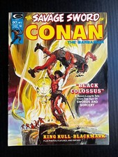 SAVAGE SWORD OF CONAN #2 Oct 1974 Neal Adams Cover 1st Mike Zeck interior art