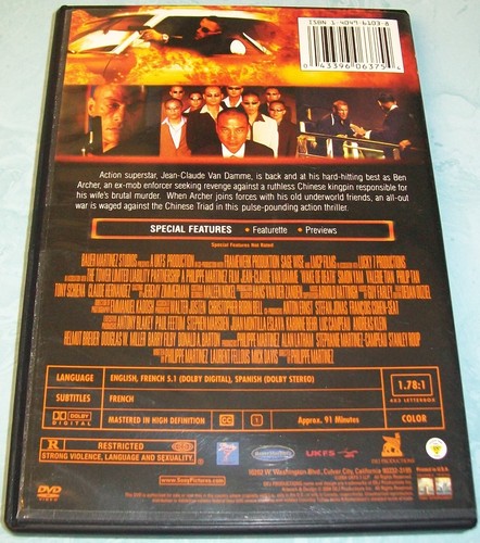 Martial Arts Themed DVDs/Blu-rays L - Z $2.95 - $9.95 Buy More Save Up To 25% - Picture 174 of 201
