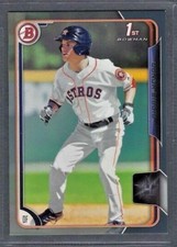 Conor Biggio 2015 Bowman Draft 1st Bowman ROOKIE RC SILVER /499 #169 Astros