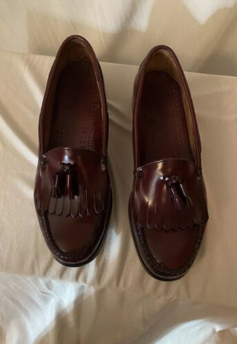 #434B G.H. Bass & Co. Men’s Dress Shoes Weejun Layton Burgundy W/Box