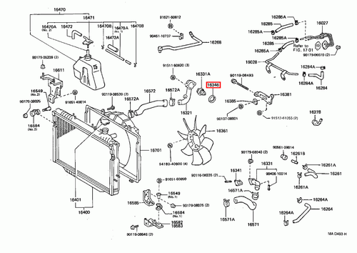 Genuine Lexus LX450 FZJ80 1FZ 4.5 Petrol Thermostat Gasket Seal - Picture 17 of 20