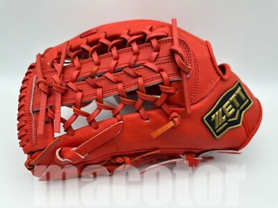 New ZETT Special Pro Order 13'' Outfield Baseball Glove Orange LHT NPB Limited