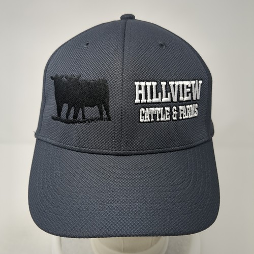 Hillview Cattle & Farms Snapback Hat Gray OS Adjustable Embroidered Sport-Tek - Picture 2 of 8