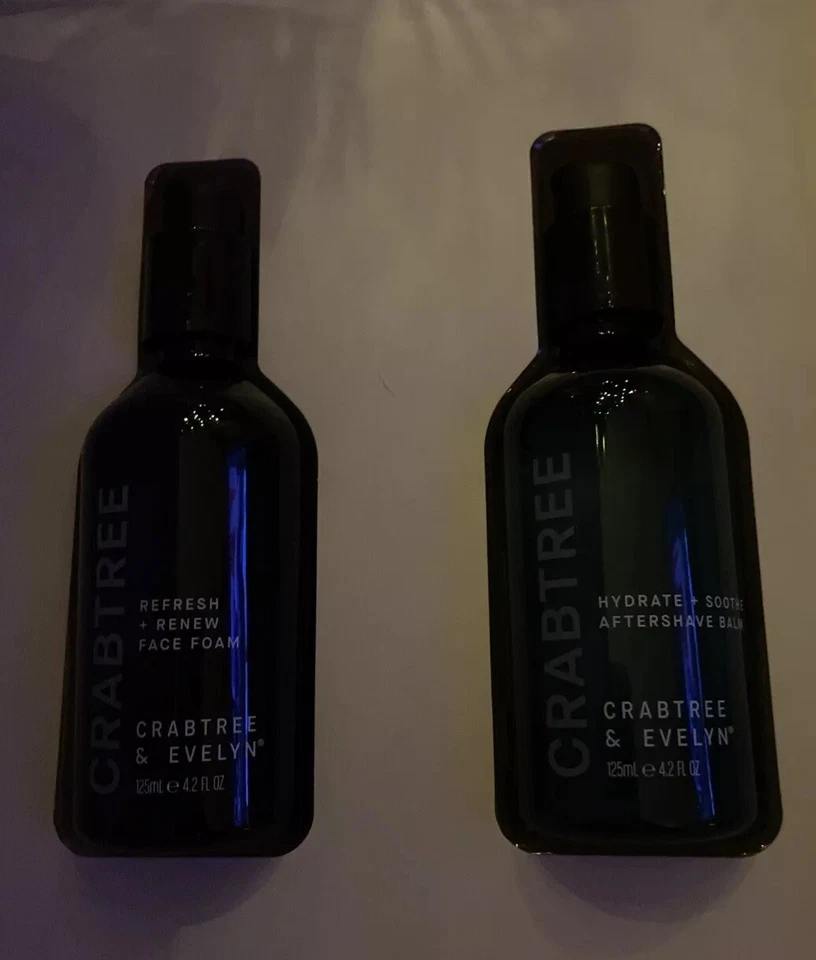 Crabtree & Evelyn Gift Set Face Foam & Aftershave Balm Holiday Limited - Image 4 of 4