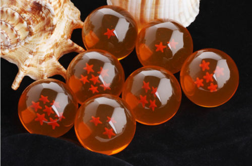 New 7Pcs Stars Dragon Ball Z Crystal Balls Set Collection In Box