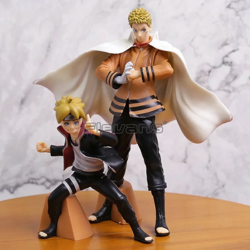 Lot 2 Bustes Naruto : Madara Et Obito - 15 Cm - Figurines PVC