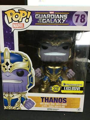 Funko pop( Thanos )Guardians of The Galaxy #78 GLOW in the
