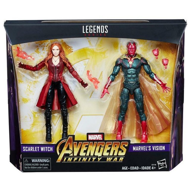 scarlet witch and vision marvel legends