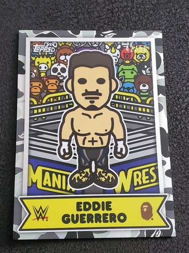 Eddie Guerrero [Black] #25 2025 Topps WWE x BAPE Baby Milo card