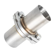 Exhaust Flange Repair Kit 2.35id To 2.35od 2 Bolts Stainless Steel