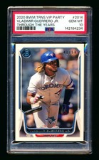 2020 TOPPS TRANSCENDENT VLADIMIR GUERRERO 2014 RETRO VARIATION #/50 PSA 10 POP 1