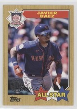 2022 Topps Series 2 1987 Topps All-Star Baseball Javier Baez #87AS-44 0zd3