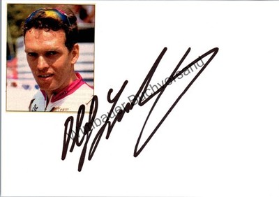 Original Autogramm Olaf Ludwig Radsport T Mobile /// Autogramm Autograph  354344