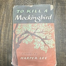 Harper Lee To Kill a Mockingbird Hardcover 1960 J.B. Lippincott Dust Jacket