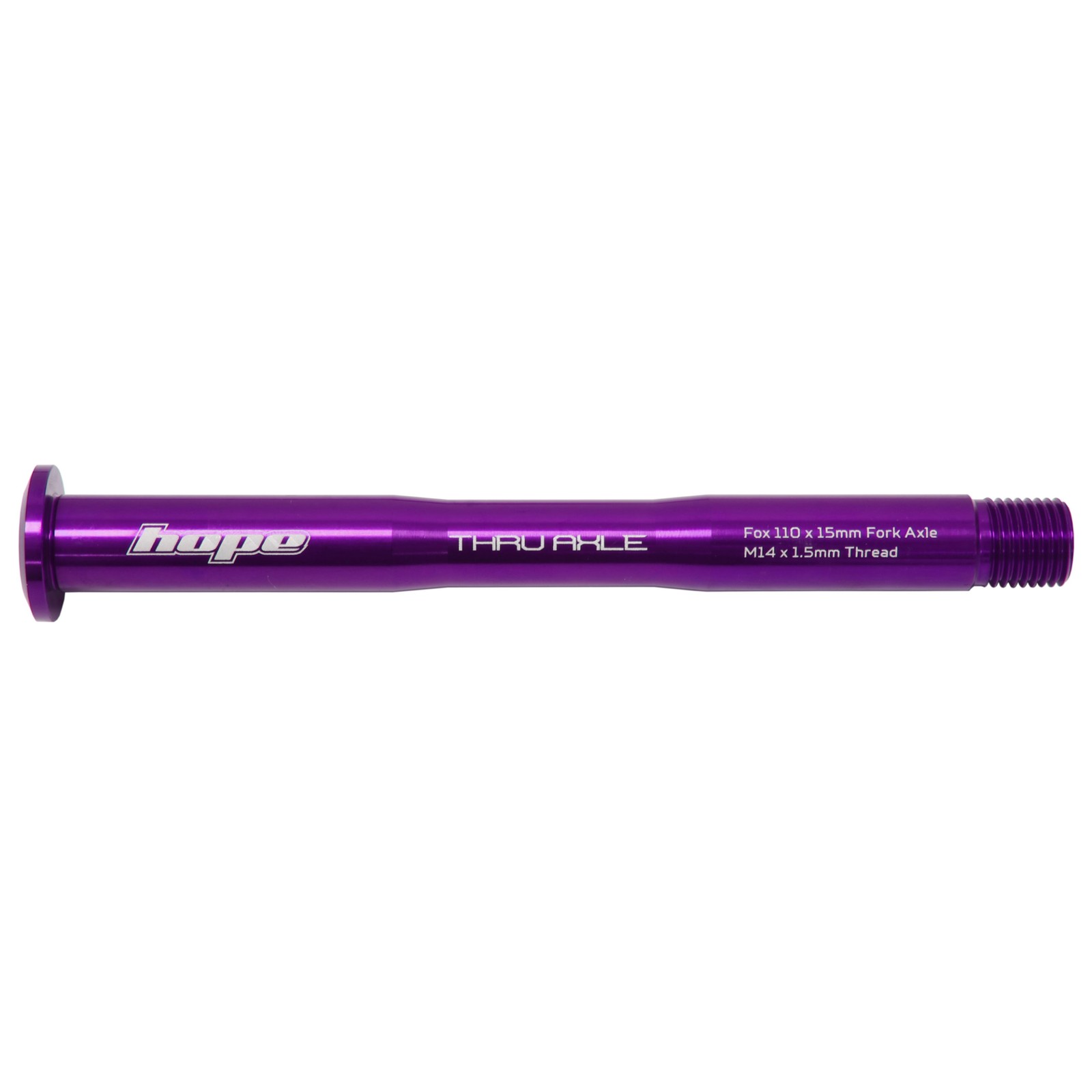 Hope Fork Thru Axle (Purple) - To Suit Fox Racing Shox 36/38