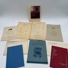 Vintage Hartford School Of Music Recital Prog...