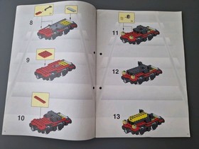 Lego Building Instructions 3225 System Classic Train Instruction Only