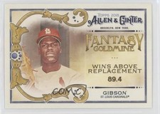 2018 Topps Allen & Ginter Fantasy Goldmine Bob Gibson #FG-50 HOF 1n0