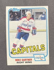 1981-82 Topps Mike Gartner Washington Capitals Hockey Card #117 East 🏒🔥