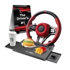 Universal Adjustable Car Steering Wheel Tray, Portable Desk for Eating,