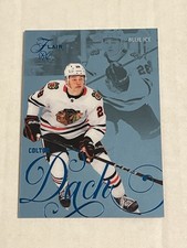 2025-26 UD Flair Colton Dach Blue Ice /25 #152 RC Blackhawks
