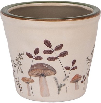 Clayre & Eef 6CELFJ0001S Dekoration Blumentopf Ø 12x11 cm