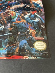 Nintendo NES Romance of the Three Kingdoms II Poster/Map