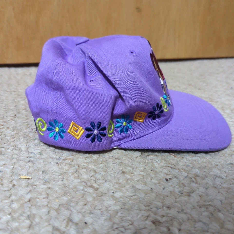 De Colección Disney Hércules Megara Snapback Sombrero Jóvenes Niños OS Púrpura Aguja Americana Foto 3 de 4