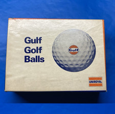 Vintage Gulf Gas Oil Uniroyal Golf Balls 4-3 Pks Box Of 12 Vintage Gulf Gas Oil Uniroyal Golf Balls 4-3 Pks Box Of 12
