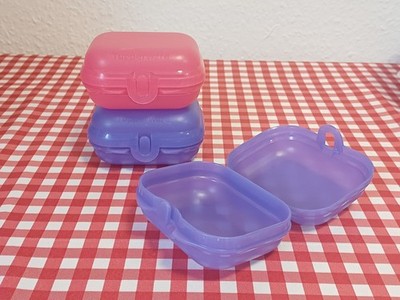 Tupperware    * 3 x Mini Twin Set * lila pink