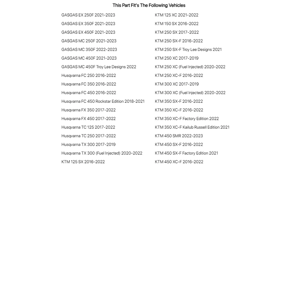 DeVol Transformer Pull Rod Black For HUSQVARNA TC 250 2017-2022 Foto 3 de 3