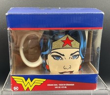 WONDER WOMAN MUG DC Heroes Sculpted Mug My Name Is Mud 16 fl oz