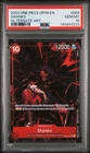 2024 One Piece Shanks (Alternate Art) OP09-004 Foil English PSA 10