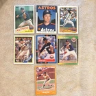 Topps Donruss Score 1985 -90. Astros Card Lot of 7 Nolan Ryan MLB Baseball