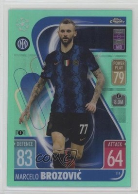 2021 Topps Chrome Match Attax UEFA Champions League 44/150 Marcelo Brozovic 04uh